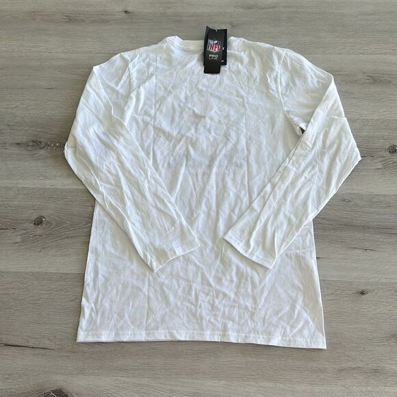 Fanatics Pittsburgh Steelers Branded Logo Team LS T-Shirt White S NWT - Picture 6 of 6